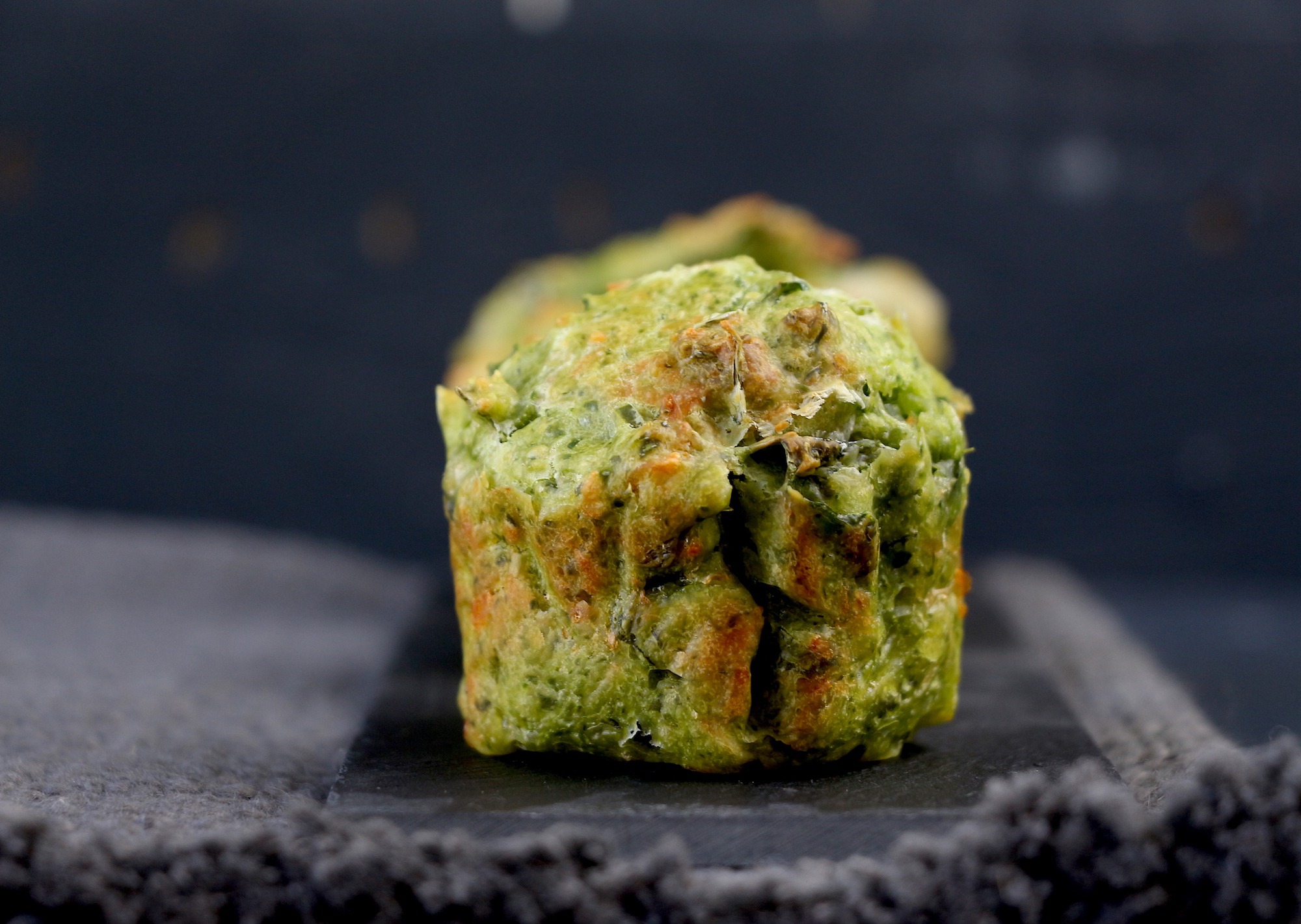 Muffins salés aux épinards et fromage de chèvre